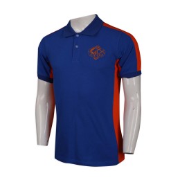 P1046 設計男裝撞色Polo恤 Polo恤生產商    藍色撞色紅色 P1046 設計男裝撞色Polo恤 Polo恤生產商    藍色撞色紅色